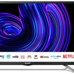 SHARP 24” Smart LED TV 12V/24V For Caravan, Motorhome, Boat, Truck, Freeview Play, WiFi Streaming, Freeview HD, Satellite HD, Saorview, Netflix &