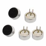 sourcing map 5pcs 10x5mm 30-44dB Electret Condenser Microphone High Sensitivity Pickup