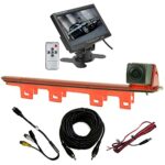 Dolphin Automotive Reversing Camera Fits VW Transporter Van T5 T6 High Level Brake Light Replacement Mounting - Double Doors - 2010 Onwards (Came