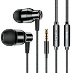 Blukar Earphones, In-Ear Headphones Earphones Wired with High Sensitivity Microphone - Noise Isolating, High Definition, Stereo Pure Sound for iP