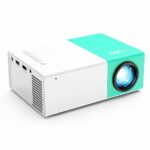 Mini Projector, wepvo Portable Projector Support 1080P 200" Portable HD Movie Projector, Outdoor Projector for Home Theater, Compatible with Smar