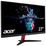 Acer Nitro KG272Mbmiipx 27 Inch Full HD Gaming Monitor (VA Panel, FreeSync, 165Hz, 1ms, DP, HDMI, Black)