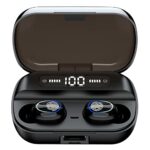 Kinganda Wireless Headphones,160H Playtime Wireless Earbuds Bluetooth 5.1 Headphones In Ear Headphones Deep Bass CVC8.0 Noise Canceling with Buil