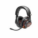 JBL Quantum ONE Over-Ear USB Wired Professional Gaming Headset with Head Tracking-Enhanced QuantumSPHERE 360 Technology, PC, Playstation and Xbox