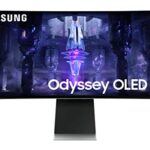 Samsung Odyssey G8 LS34BG850SUXXU Curved OLED 34" UWQHD Smart Gaming Monitor - 3440x1440, 0.1ms, 175Hz, HDMI 2.1, Full Smart Platform, Speakers,