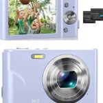 Digital Camera, Compact Camera with Autofocus FHD 1080P 36MP Vlogging Camera,16X Digital Zoom, 2.4" LCD School Camera for Student, Kids,Beginners
