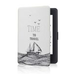 XYFCJK Hand Strap Case For Kindle - Paperwhite 123 (6Th 7Th Gen) 2013 2015 Smart Anti-Drop Cover, Printing Slimshell Waterproof Case For Dp75Sd,