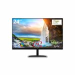 ViewSonic VA2432-H 24-inch Full HD IPS Monitor with Frameless Design, VGA, HDMI, Eye Care for Work and Study at Home