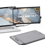 Mobile Pixels - Duex Max (Grey) - Portable Laptop Monitor, 13.3'' Full HD IPS Display, Compatible with Windows/Mac/Chromebook, Lightweight and Ea