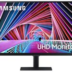 Samsung S32A700NWU - LED monitor - 32" - 3840 x 2160 4K @ 60 Hz - VA - 300 cd/m² - 2500:1-5 ms - HDMI, DisplayPort - black