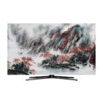 UDERUI Indoor TV/PC Cover Dust-Proof Smart TV Screen Protector for LED, LCD, OLED Universal TV Cover（Size:22-80inch） (Color : B, Size : 75in)