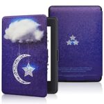 XYFCJK Anti-Drop Smart Case For Kindle - Kindle (8Th Gen) 2016 For Sy69Jl Slimshell Waterproof Cover With Auto Sleep Wake, Fashion Printed E-Read