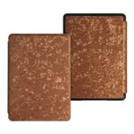 XYFCJK Paperwhite 1 2 3 Case For Kindle - (6Th 7Th Gen) 2013 2015 Smart Floral Cover, Slimshell Pu Leather Anti-Drop Waterproof Case For Dp75Sd,