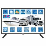 Motorhome Caravan Boat 12 Volt 24 Inch LED Digital HDR TV DVB-T2 /C/S2 Freeview Freesat Cable TV. 12V 240V USB PVR & Media Player, VGA & HDMI PC