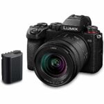 Panasonic LUMIX DC-S5 S5 Full Frame Mirrorless Camera body, 4K 60P Video Recording with Flip Screen and Wi-Fi, 20-60 mm Lens, 5-Axis Dual I.S, (B