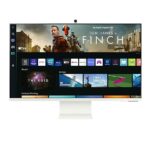 Samsung LS32BM801UUXXU 32" 4K Smart Monitor Smart Hub for TV streaming and catch up apps - White