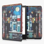 kwmobile Case Compatible with Amazon Kindle Paperwhite 11. Generation 2021 Case - eReader Cover - Book City Multicolor