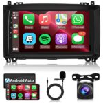 2G 32G Android Car Stereo for Mercedes Benz W169 W245 B160 B170 B180 B200 W639 Vito Viano W906 Sprinter with Wireless Apple Carplay, 9 Inch Touch