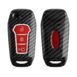 kwmobile Key Cover Compatible with Ford - Carbon