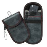 UNBREAKcable Car Key Signal Blocking Pouch[2 Pack], Anti-Theft Faraday Pouch for Car Keys, RFID Blocker Bag for Car Security, Keyless Entry Car K