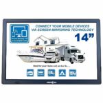Unispectra ® 14 inch Smart Ready LED 240v (volt) 12v TV Freeview & FM Tuner, USB. 12V TVs for Motorhomes, Campervan, Caravan TV, Camping, Truck,