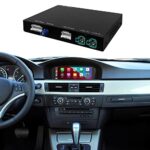 Road Top Wireless Carplay Android Auto for BMW 1 3 5 6 7 Series X1 X3 X5 X6 2008-2012 Year with CIC System, Support Mirrorlink, Navigation,YouTub