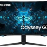 Samsung Odyssey G7 Curved Gaming Monitor, 32 Inch, 240hz, 1000R, 1ms, 1440p , Black