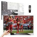 Soulaca 32inch Smart LED Mirror TV for Bathroom,Full Screen Touch Panel,1080P Waterpoof with Wi-Fi and Bluetooth, Integrated with Speaker,2023 Mo
