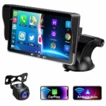 Portable Apple Carplay Screen for Car,Inexaccessories Car Touchscreen stereo Support Wireless Carplay&Android Auto,Bluetooth&Voice Control,Mirror