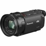 Panasonic hc-vxf1 Camcorder – (4 K, 24 x Optical Zoom, 25 mm Wide-Angle Lens, MOS Sensor, Leica Dicomar Lens)