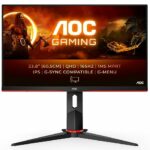 AOC Q24G2A/BK 23.8" Widescreen IPS Black Multimedia Monitor (2560x1440/1ms/2xHDMI/DisplayPort)