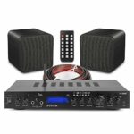 Fenton Hi-Fi Stereo Speaker System with Home Cinema Theatre Amplifier, FM Radio Bluetooth, B406A