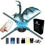 Missyou 3D Hologram Fan, 46 cm Hologram Fan with App WiFi and 700 Video Boxes, 3D Holographic Projector Hologram Advertising Display, for Exhibit