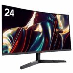 KOORUI 24 Inch Computer Monitor -FHD 1080P Gaming Monitor 165Hz VA 1ms 1800R LED Monitors with Ultra-Thin, HDMI X2 /DP, VESA Compatible, Tilt Adj