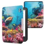 kwmobile Case Compatible with Kobo Clara HD Case - eReader Cover - Underwater Multicolor