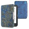 kwmobile Case Compatible with Kobo Clara HD Case - eReader Cover - Sunset Palm Pink/Yellow/Violet