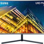 Samsung U32R592 32Inch Curved UHD 4K Gaming Monitor 3840x2160 HDMI, Dport, Dark Blue Grey
