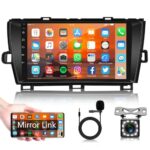 Android Car Stereo for Toyota Prius 2009 2010 2011 2012 2013 2014 with GPS Navigation, Rimoody 9 Inch Touch Screen Car Radio with Bluetooth FM Wi
