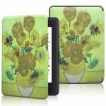 XYFCJK Case For Kindle Paperwhite 5-6.8Inch (11Th Gen) 2021 Van Gogh Classic Oil Painting, Signature Edition Kids Editio Pu Leather Cover, E-Read