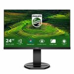 Philips 241B8QJEB - 24 inch FHD Monitor, 60Hz, 5ms, IPS, Height Adjust, Speakers, USB Hub (1920 x 1080, 300 cd/m², VGA, DVI, HDMI, DisplayPort, U