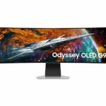 Samsung LS49CG954SUXXU Odyssey Smart OLED 49" Gaming Monitor - 5120x1440, Speakers, HDMI 2.1, 0.03ms, 240Hz, Full Smart Platform