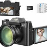 48MP Digital Camera for Photography and Video, FHD 4K Vlogging Camera with 16X Digital Zoom, 3" Autofocus Compact Camera with 32GB SD Card