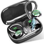 Wireless Earbuds, Wireless 5.3 Headphones Running Bluetooth Headphones in Ear with Mics Deep Bass, Wireless Earphones Noise Cancelling Earbud Spo