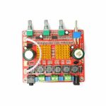 Q-BAIHE 2.1 power amplifier board high-power digital D class 3-channel 200W bass HIFI fever level sound quality