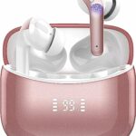 Tiksounds Wireless Earbuds, Bluetooth Headphones in-Ear, 35H Playtime with LED Power Display, USB-C Fast Charge, Wireless Earphones Deep Bass, IP