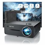 TOPTRO Projector 1080P Full HD Projectors with 5G WiFi Bluetooth Projector 4K Supported, 15000 Lumen, 300" Display Video Projectors for Home Cine