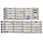 DKTR 10pcs LED Bar Compatible with Samsung UE40MU6105K UE40JU6500 UE40JU6400 UE40MU6100K UE40JU6000 UE40KU6100 UE40KU6000 BN96-34791A 34792A