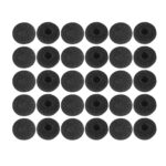 Haobase 30 Pack Foam Earbud Earpad Ear Bud Pad Replacement Sponge Covers for Earphone, MP3 MP4 Ipod Iphone Itouch Ipad Headsets