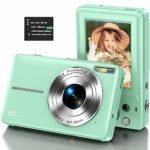 Digital Camera 1080P Digital Compact Camera 44MP HD Photo Camera kid Camera Digital Camera Cheap with 2.4" LCD Screen 16X Digital Zoom and 1 Batt