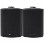 Black Weatherproof 100V Line Speakers 140W